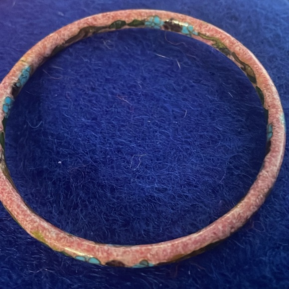 Purple enamel bracelet - Picture 2 of 3